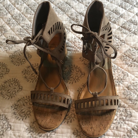 Dolce Vita cork wedge size 8 - Picture 2 of 2